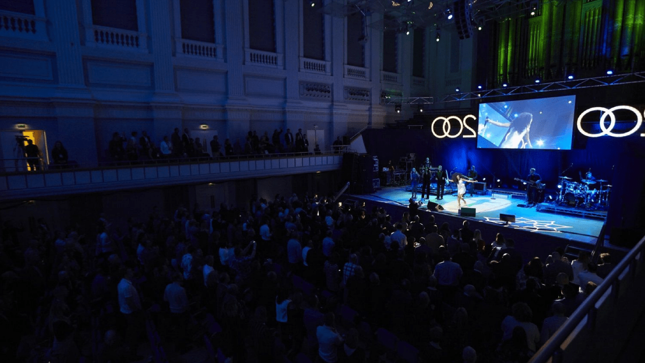 musicians at anniversary event
