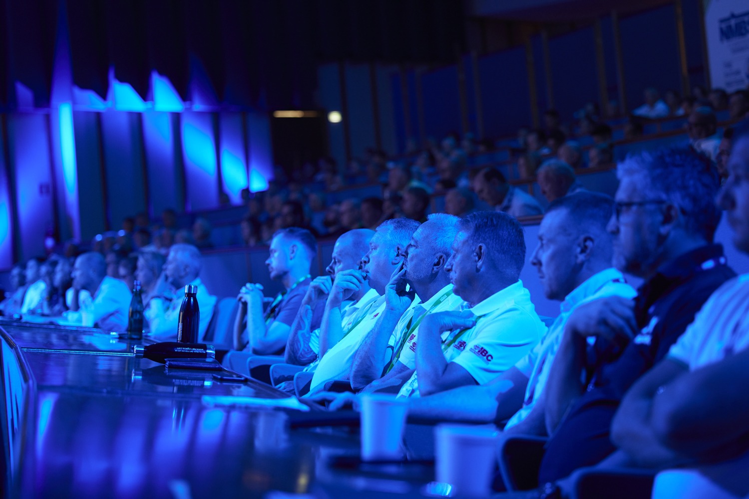 Conference event in auditorium