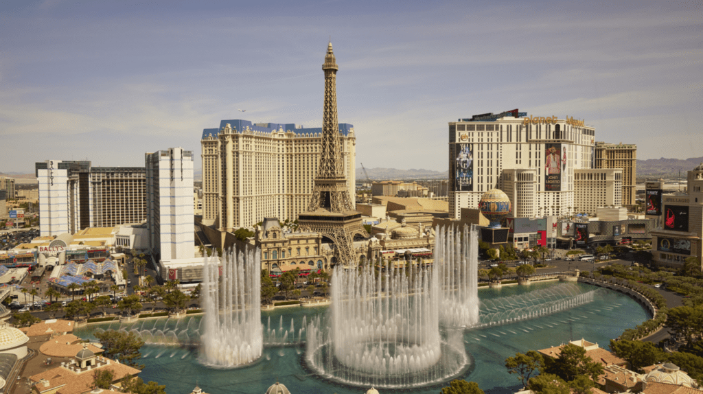 Las Vegas Incentive event trip water fountains