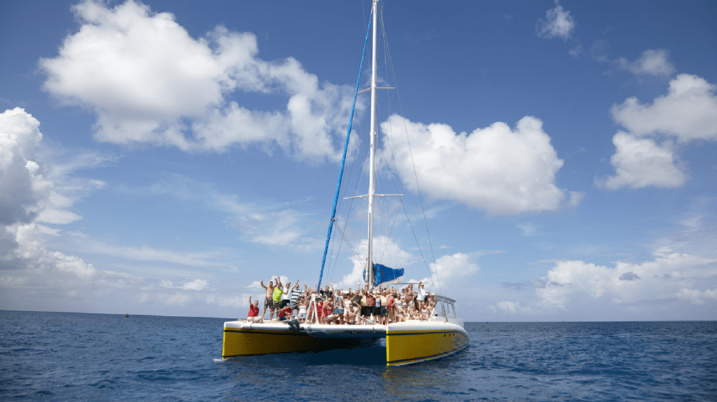 Barbados incentive event trip catamaran activity