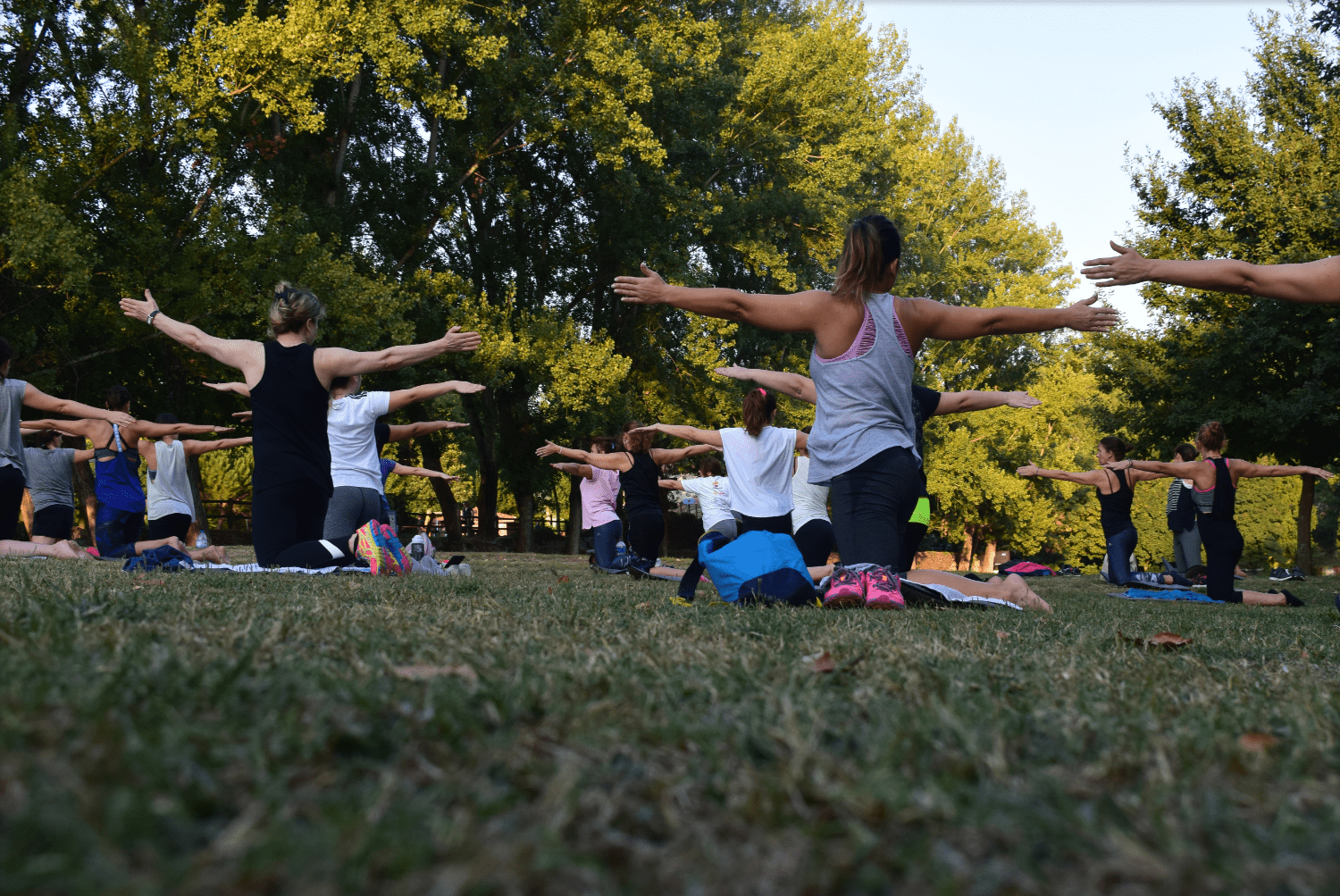 mental health awareness event idea blog people doing yoga