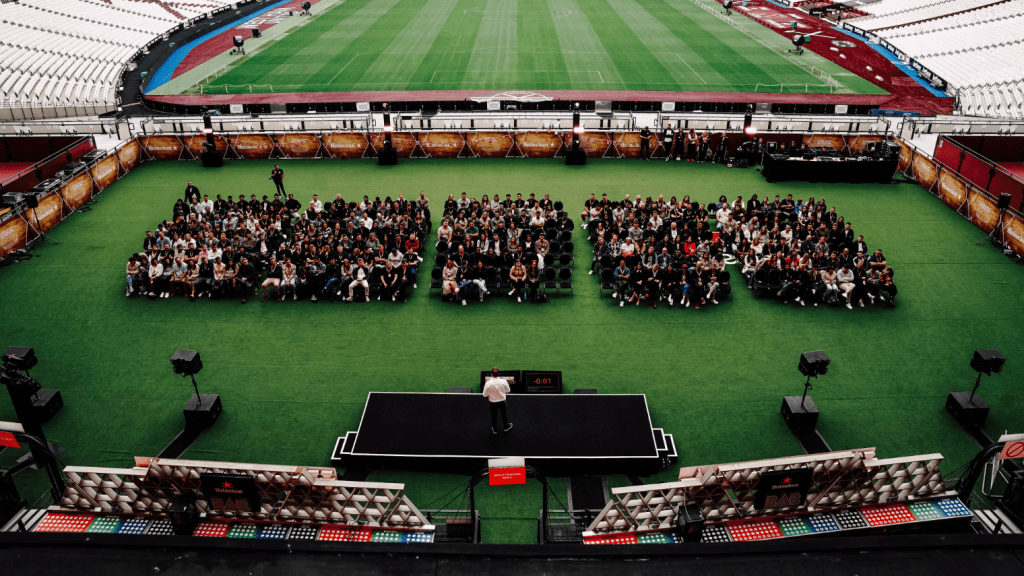conference event in a stadium